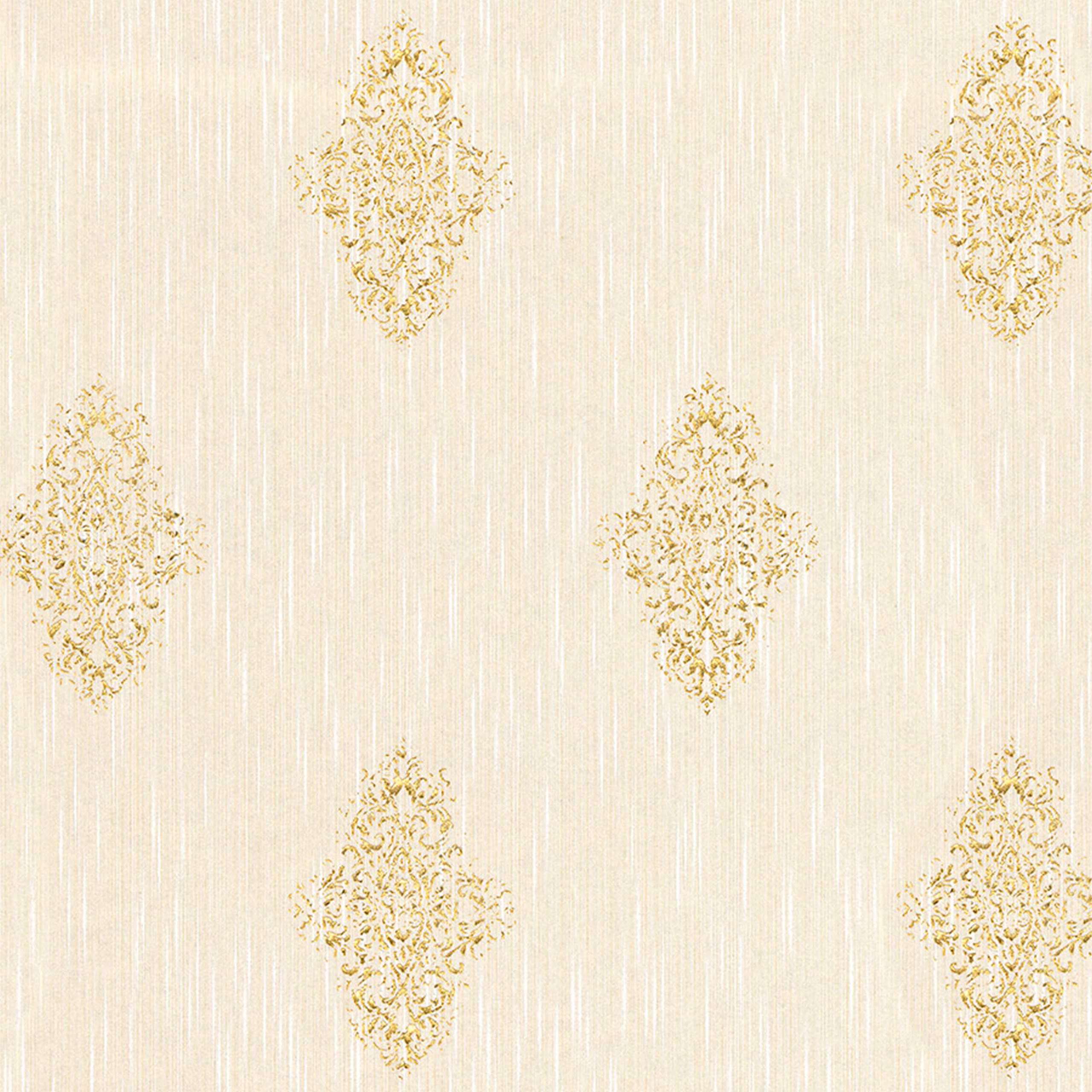 A.S. Creation | Luxury wallpaper | 319462 | Vliestapete | Barock | 0.53 x 10.05 m | Beige