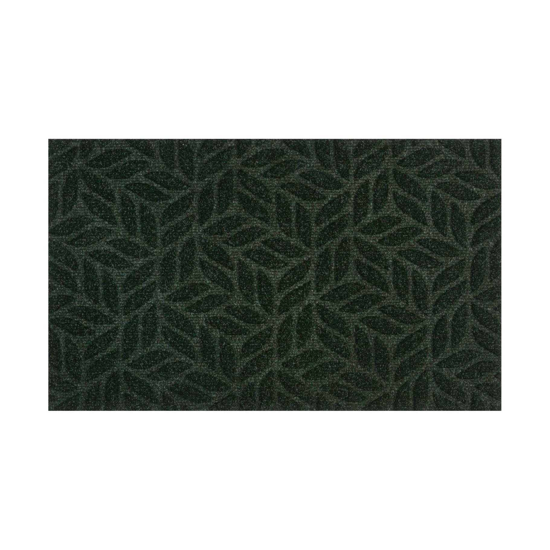 Fußmatte Dunkelblätter Schmutzfangmatte waschbar verschiedene Größen Floornovo Minimal Design