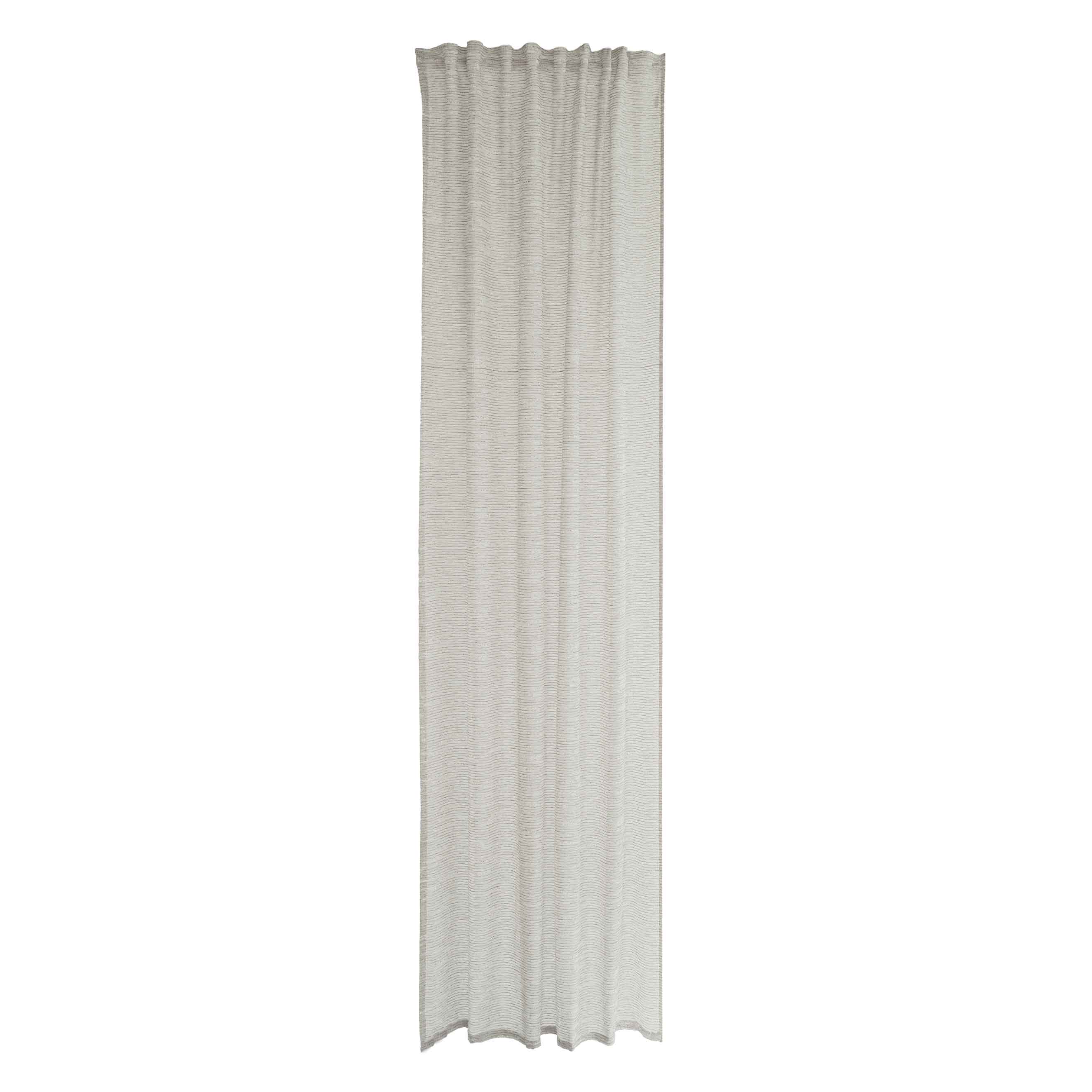 Schlaufenschal Rosario V3-No.42 | versch. Farben | Vorhang verdeckte Schlaufen | halbtransparent