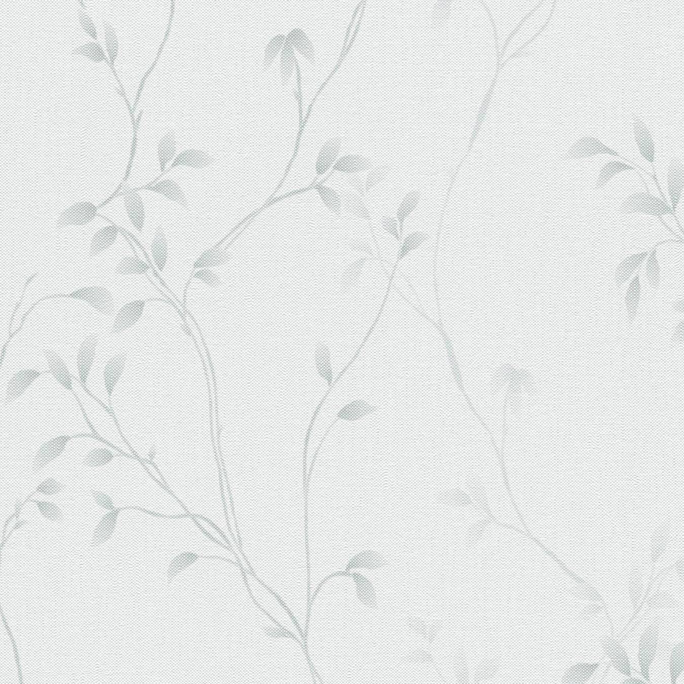 Vliestapete 397673 Weiß Grau Bäume Blätter Pure Elegance A.S. Creation