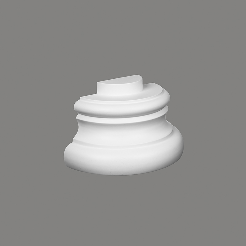 Mardom Halbsäulen Fußteil C5001-4H Profoam 280 x 140 x 150 mm Weiß für Halbsäule und Halbkapitell