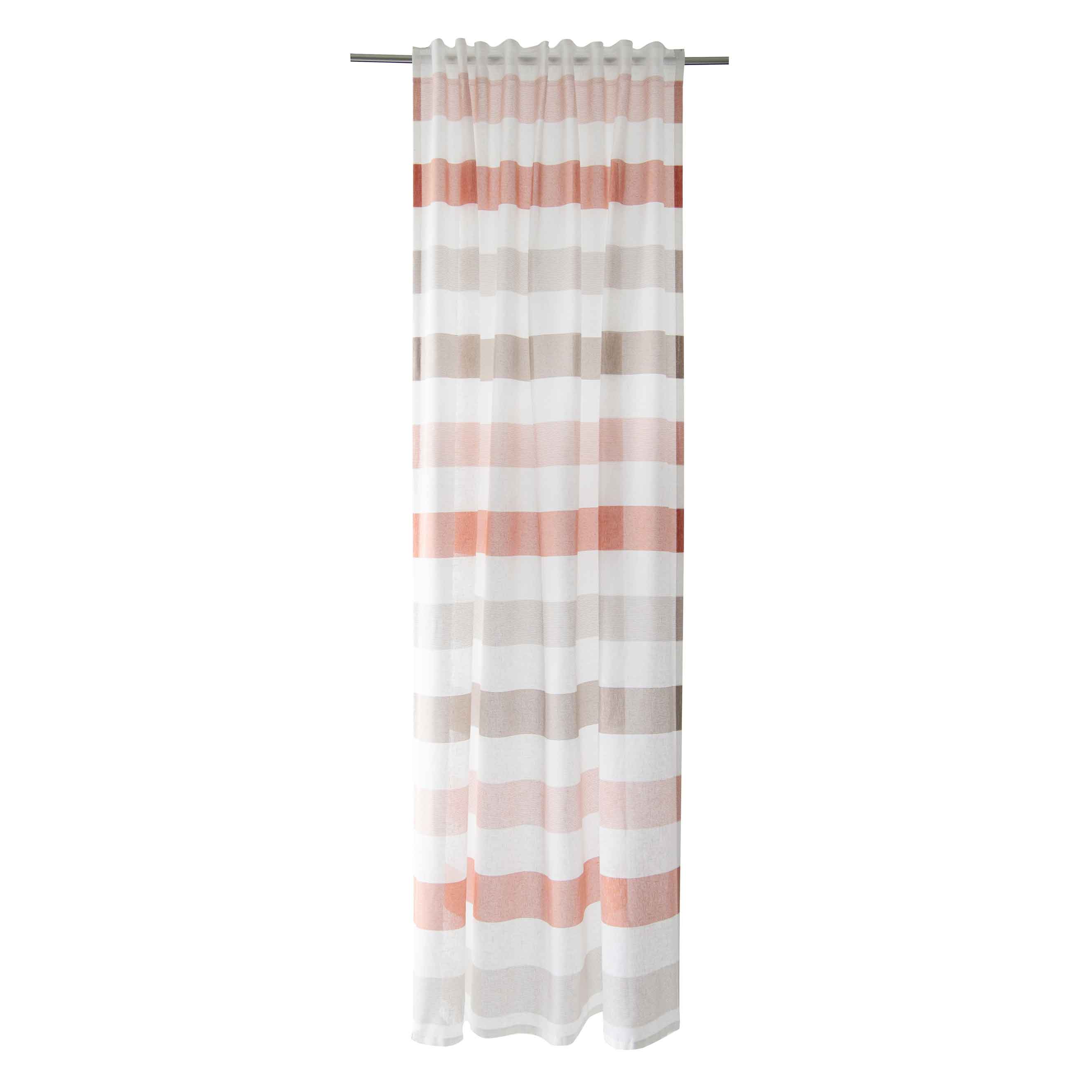 Schlaufenschal Paola V3-No.28 | versch. Farben | Vorhang mit verdeckten Schlaufen | halbtransparent