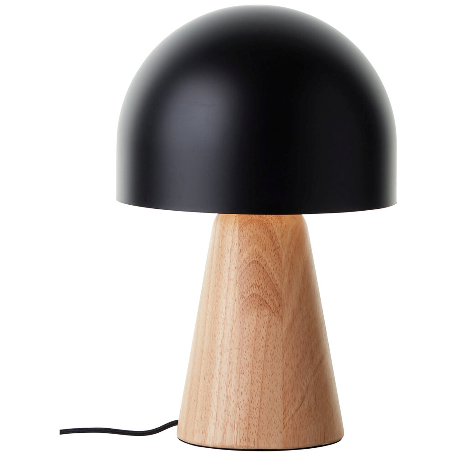 Tischleuchte 31 x 20 cm Braun Metall Tischlampe Natürlich Harmonisch