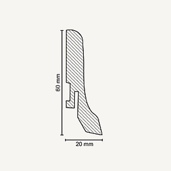 Sockelleisten "München" - Querschnitt