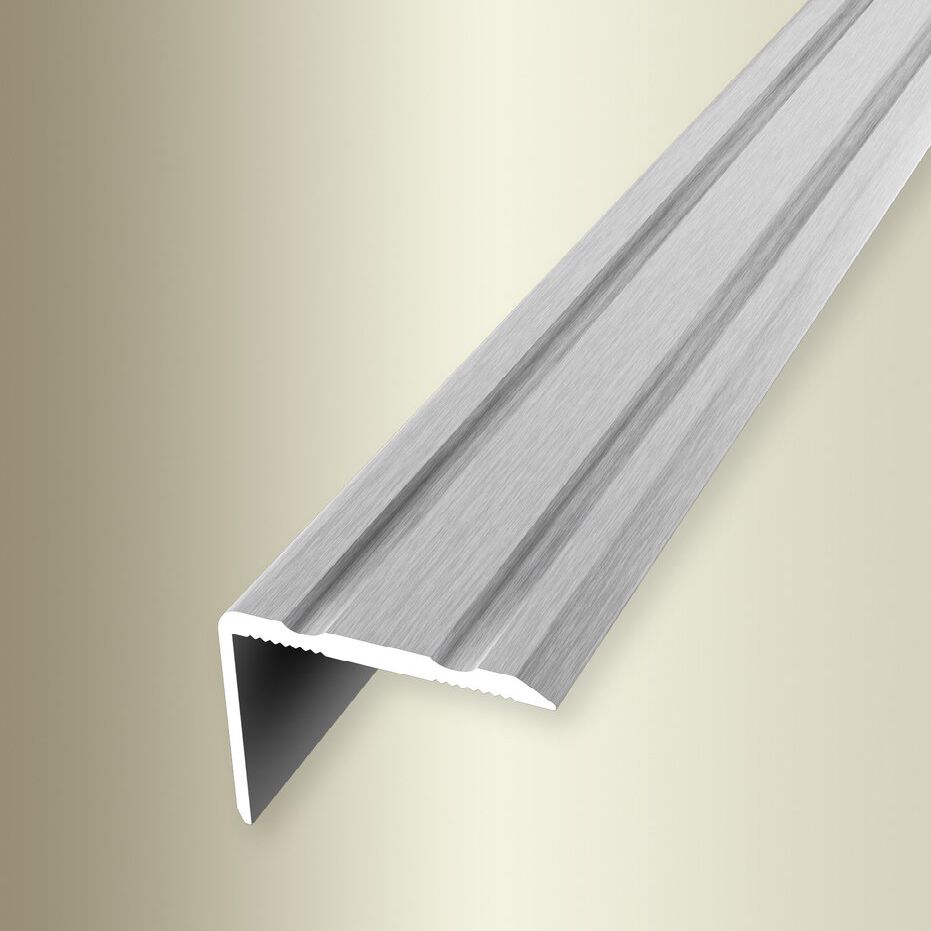 Küberit Treppenkanten- & Winkelprofile H 20 mm B 24.5 mm L 1000 mm Einfasshöhe 0 - 17 mm