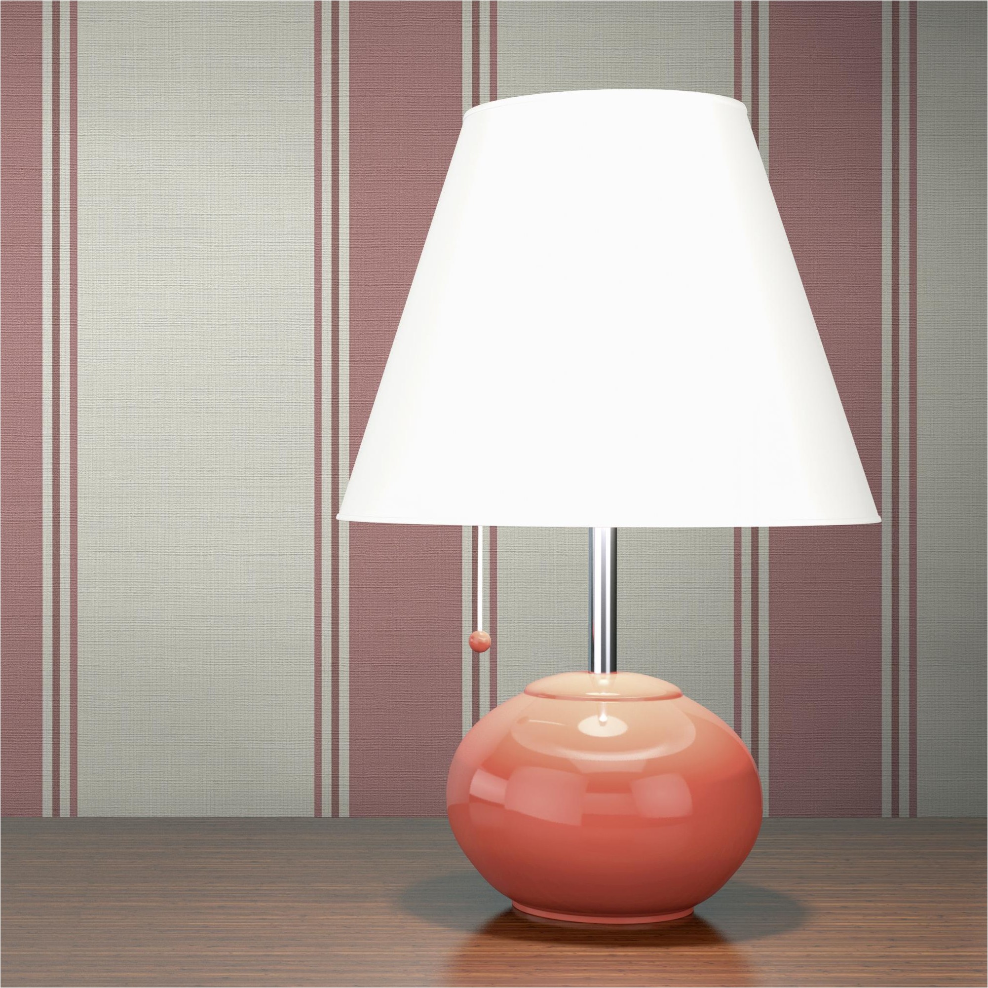Tapete Landhaus M1-No.11819 | Vliestapete Streifen | Creme | Rot | Wohnzimmer | Schlafzimmer