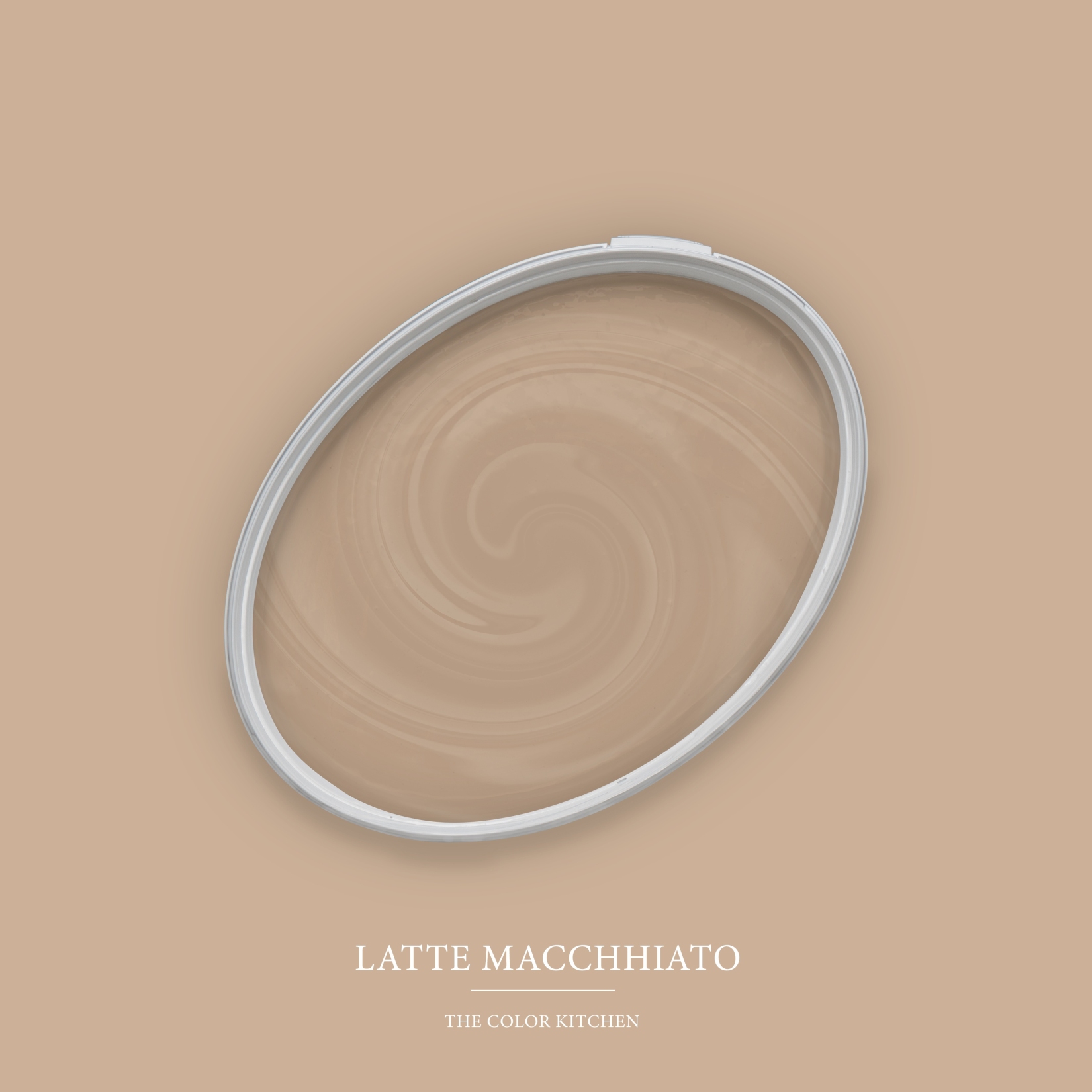 Wandfarbe Braun matt | The Color Kitchen Latte Macchhiato | Exklusive Innendispersion Hohe Deckkraft