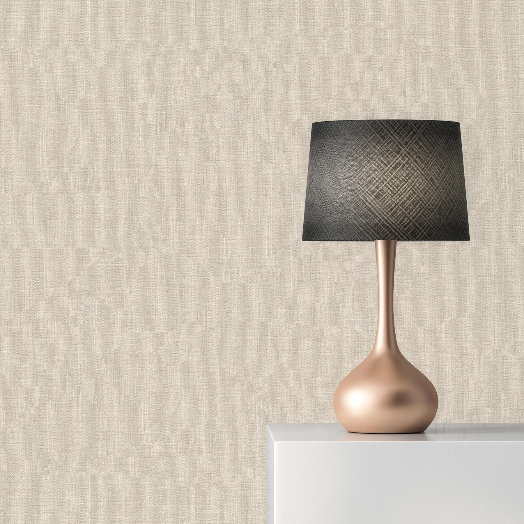 Tapete Uni M1-No.1895 Vliestapete Beige Tapete Einfarbig Unitapete