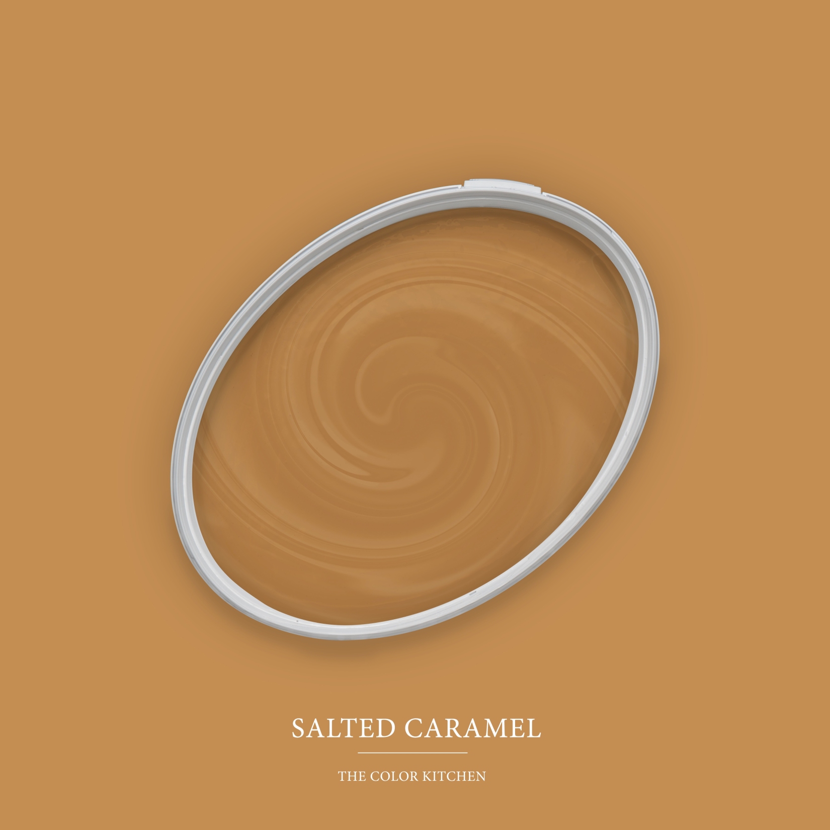Wandfarbe Orange matt | The Color Kitchen Salted Caramel | Exklusive Innendispersion Hohe Deckkraft