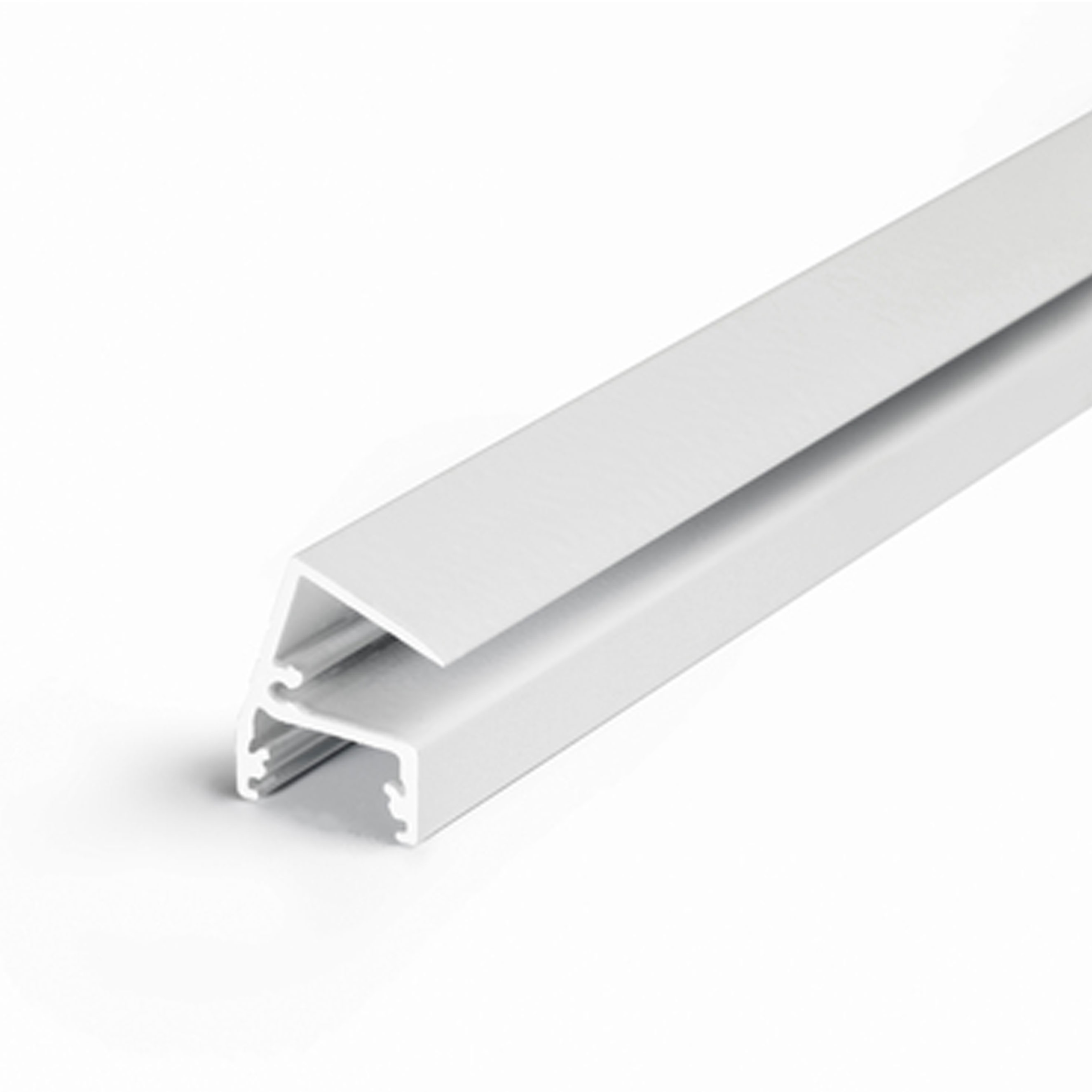 LED Alu Profil "Riva" 22,5 x 15,6 x 2000 mm Aluminium LED Profil für LED Beleuchtung