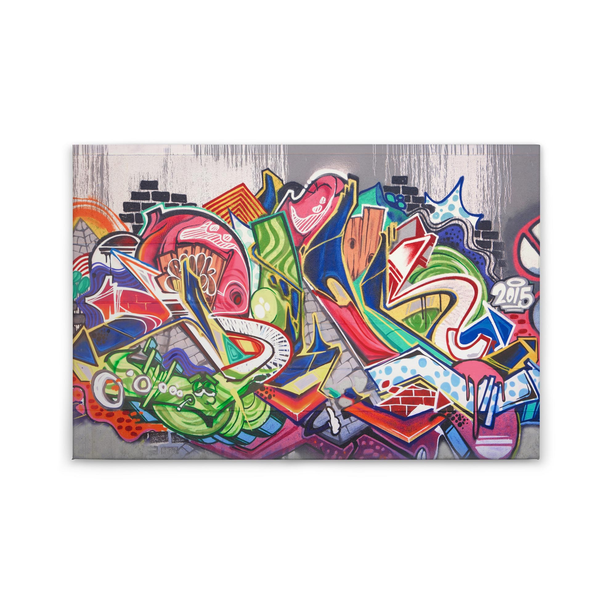 Tadessi Leinwandbild Malerei - 60 x 90 cm - M1-No.50029 - Keilrahmen in Bunt Grau