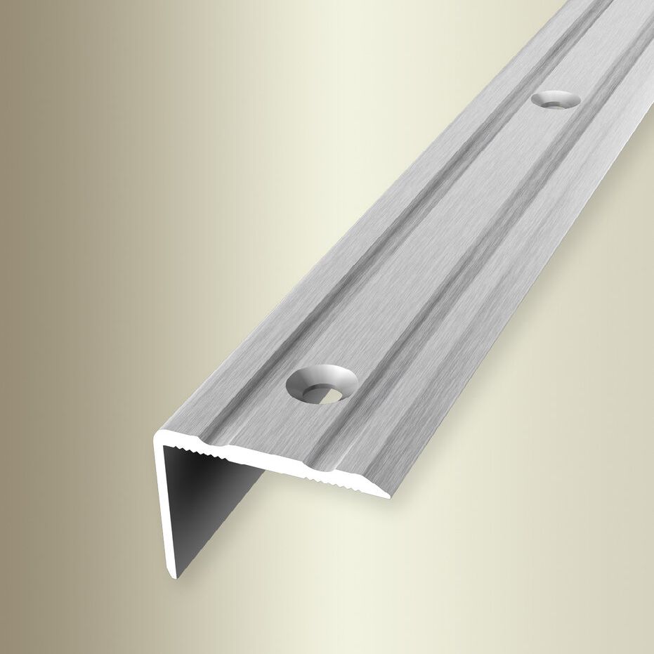 Küberit Treppenkanten- & Winkelprofile H 20 mm B 24.5 mm L 1000 mm Einfasshöhe 0 - 17 mm