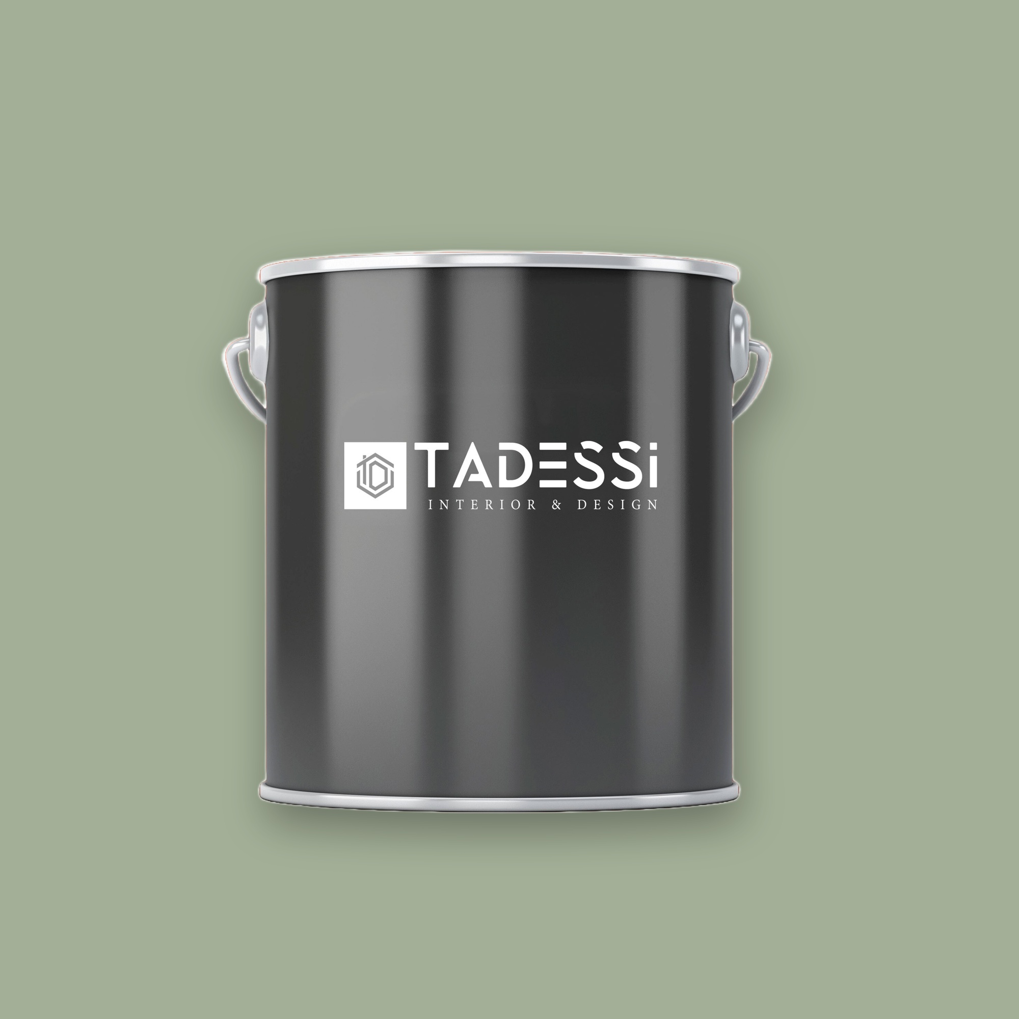 TADESSI Wall Select - Wandfarbe Grün  - Salbeigrün -  Hochwertige Innenfarbe  -  Intensive Farbkraft