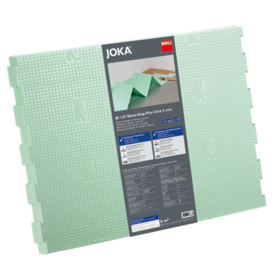 JOKA Unterlage für Laminatböden | JK127 Silente Step Plus Click XPS 5 mm | Trittschalldämmung