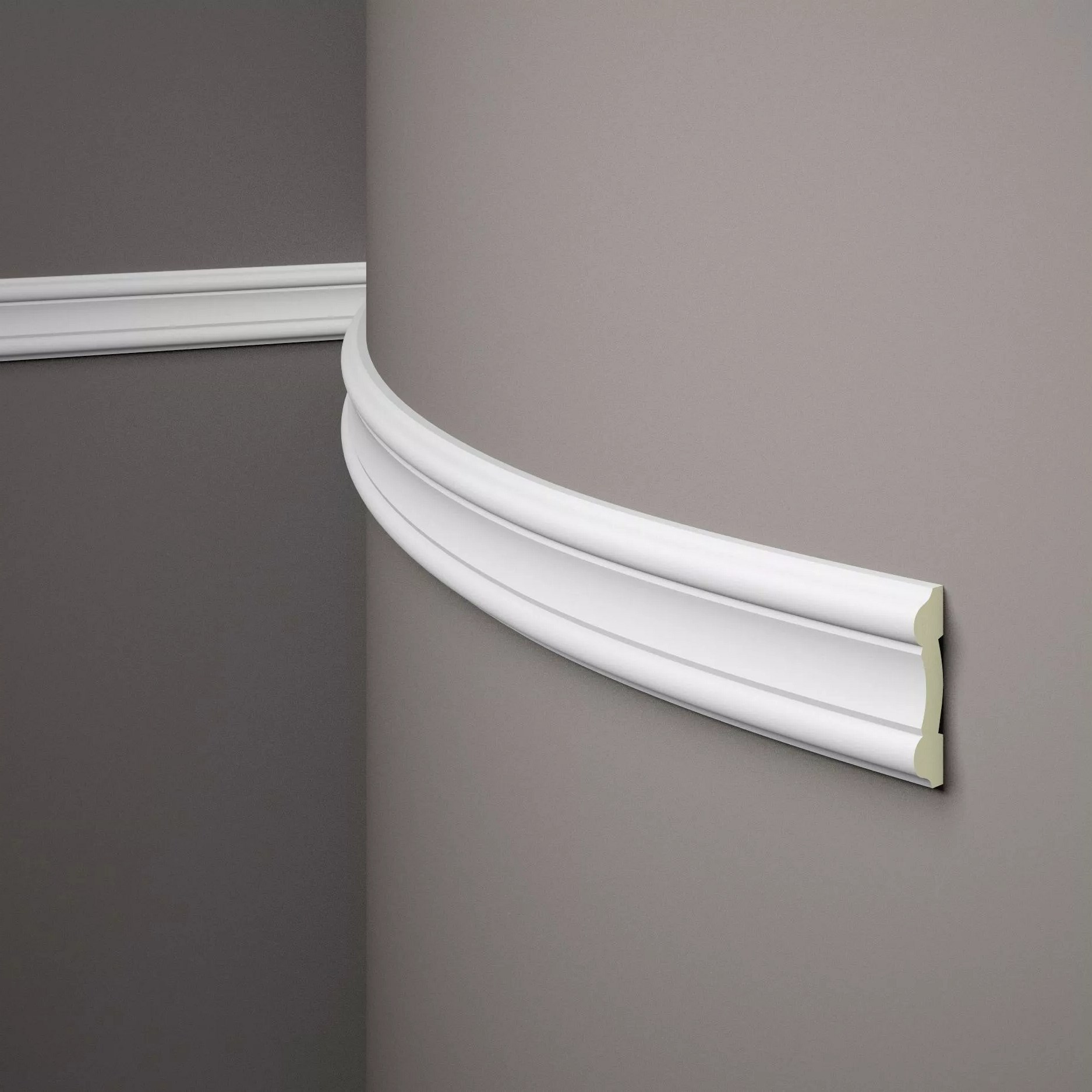Mardom cimaise flexible MDD339F Profoam 19 x 81 x 2000 mm Blanc moulure flexible