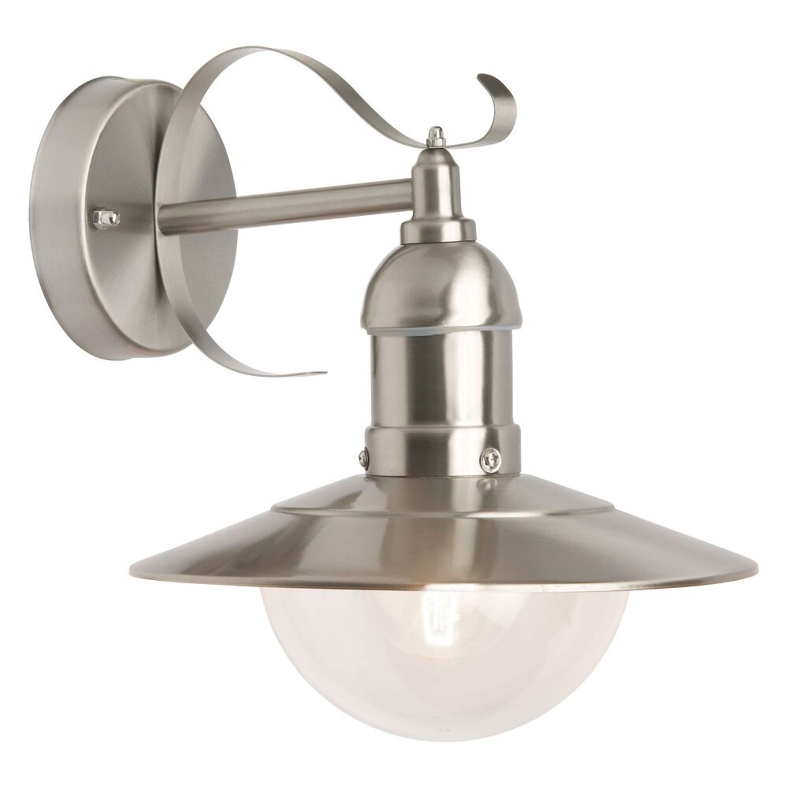 Wandleuchte 27 x 28 x 24 cm Metallic Kunststoff Wandlampe Kegel Modern Harmonisch