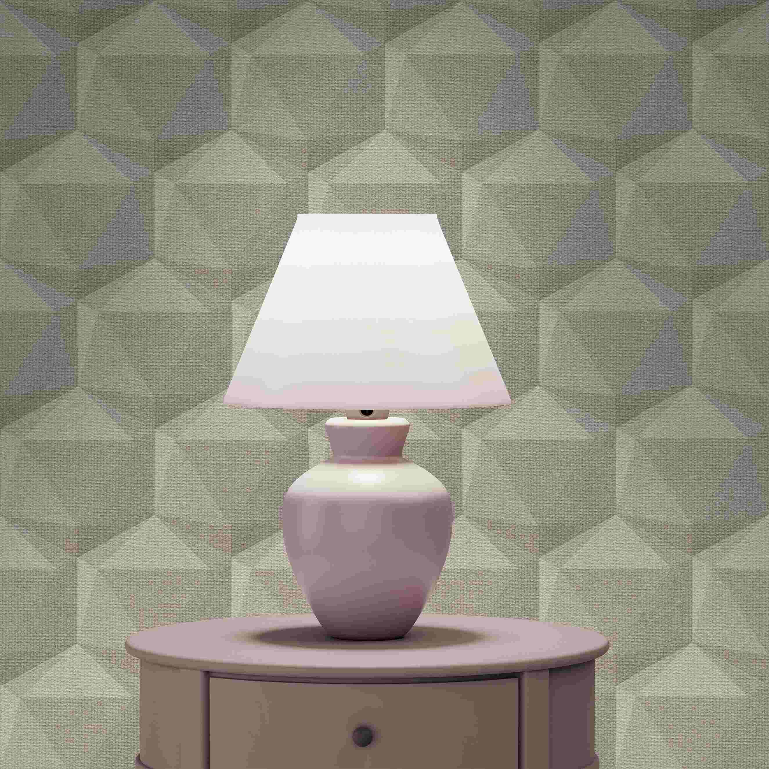 Tapete Meo Grafik M1-No.4003 | Vlies | Beige | Grau | Hexagon | Tadessi | 10.05 x 0.53 m