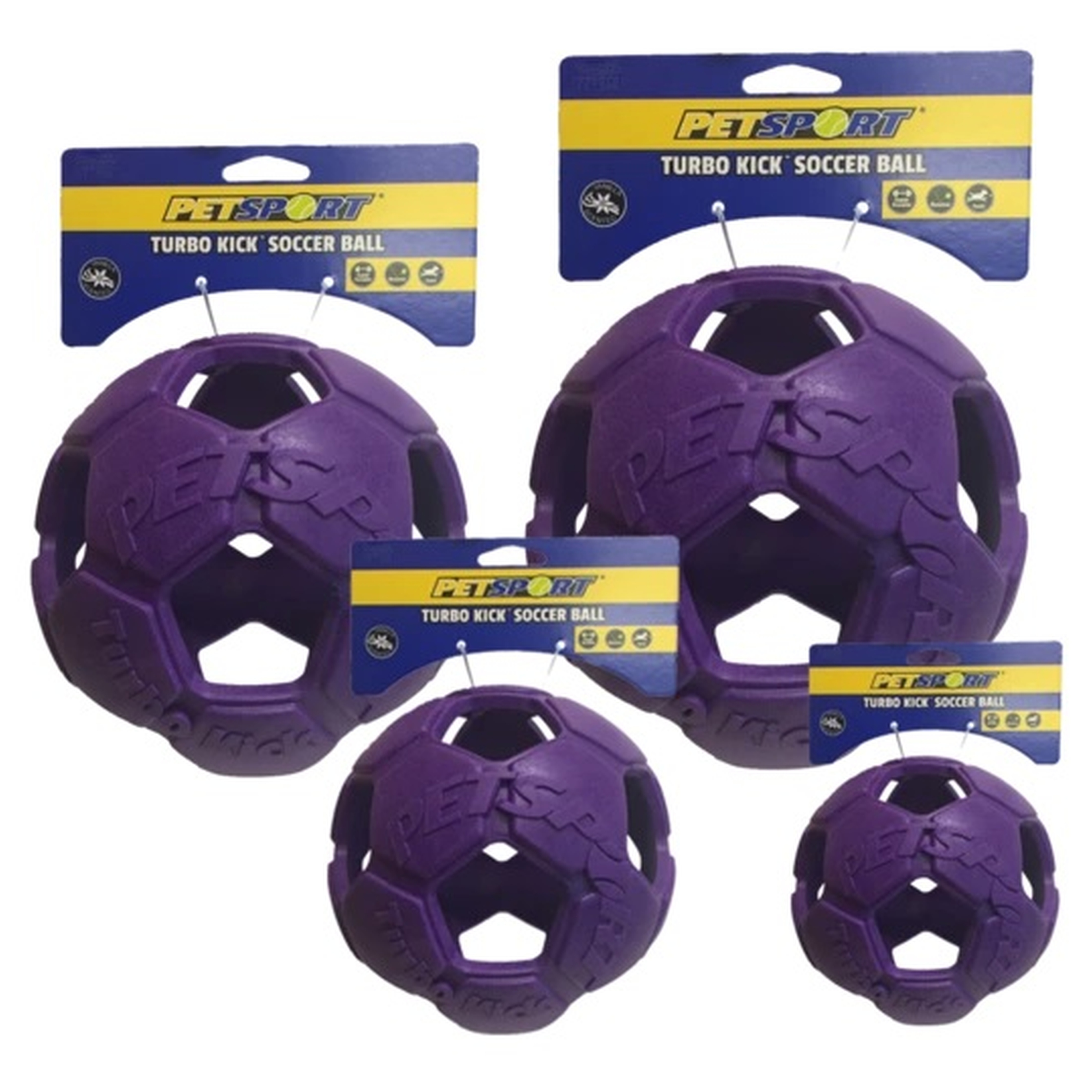 Hundespielzeug | Flexball | stabil | befüllbar | Violett | 6,3 cm | Ball