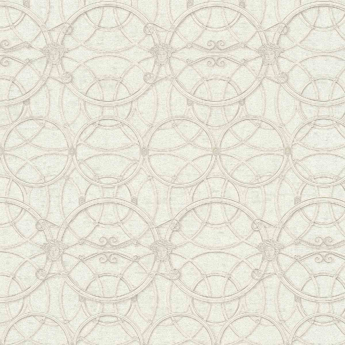 Design Tapete Versace 4 | No. 10185 | Vliestapete Barockoptik | 0.70 m x 10.05 m | Creme