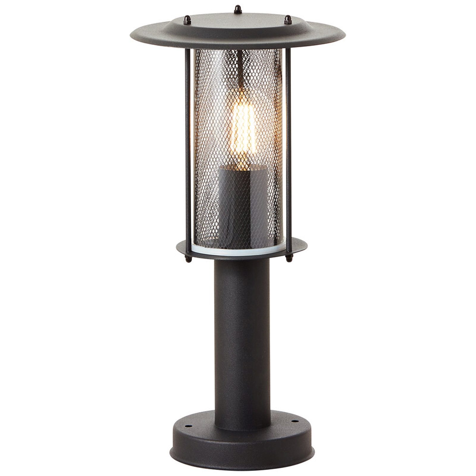 Stehleuchte 40 x 19.8 cm Schwarz Metall Stehlampe Zylindrisch Modern Harmonisch