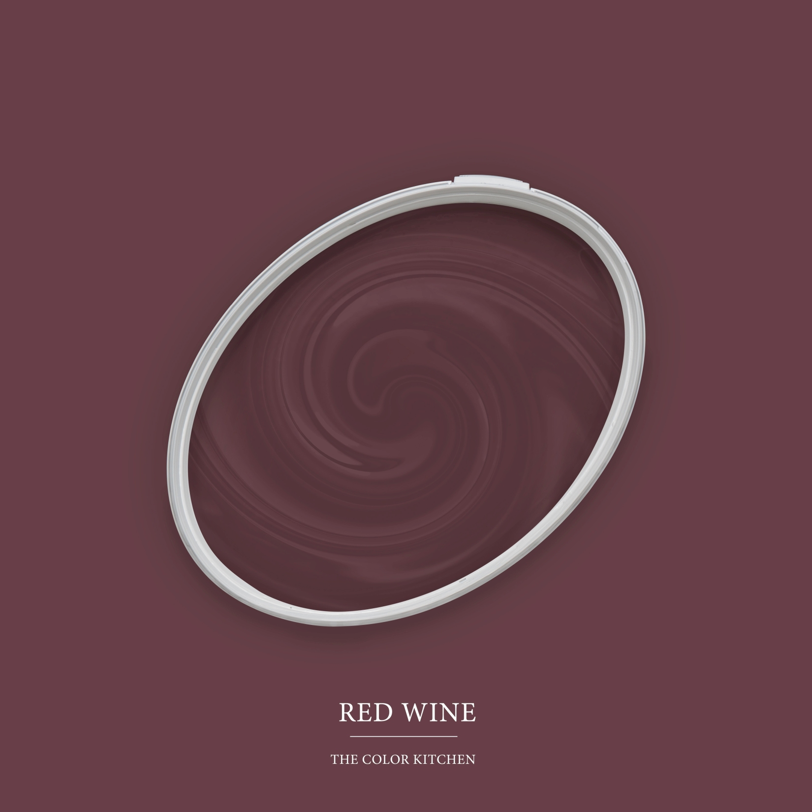 Wandfarbe Rot matt | The Color Kitchen Red Wine | Exklusive Innendispersion Hohe Farbintensität