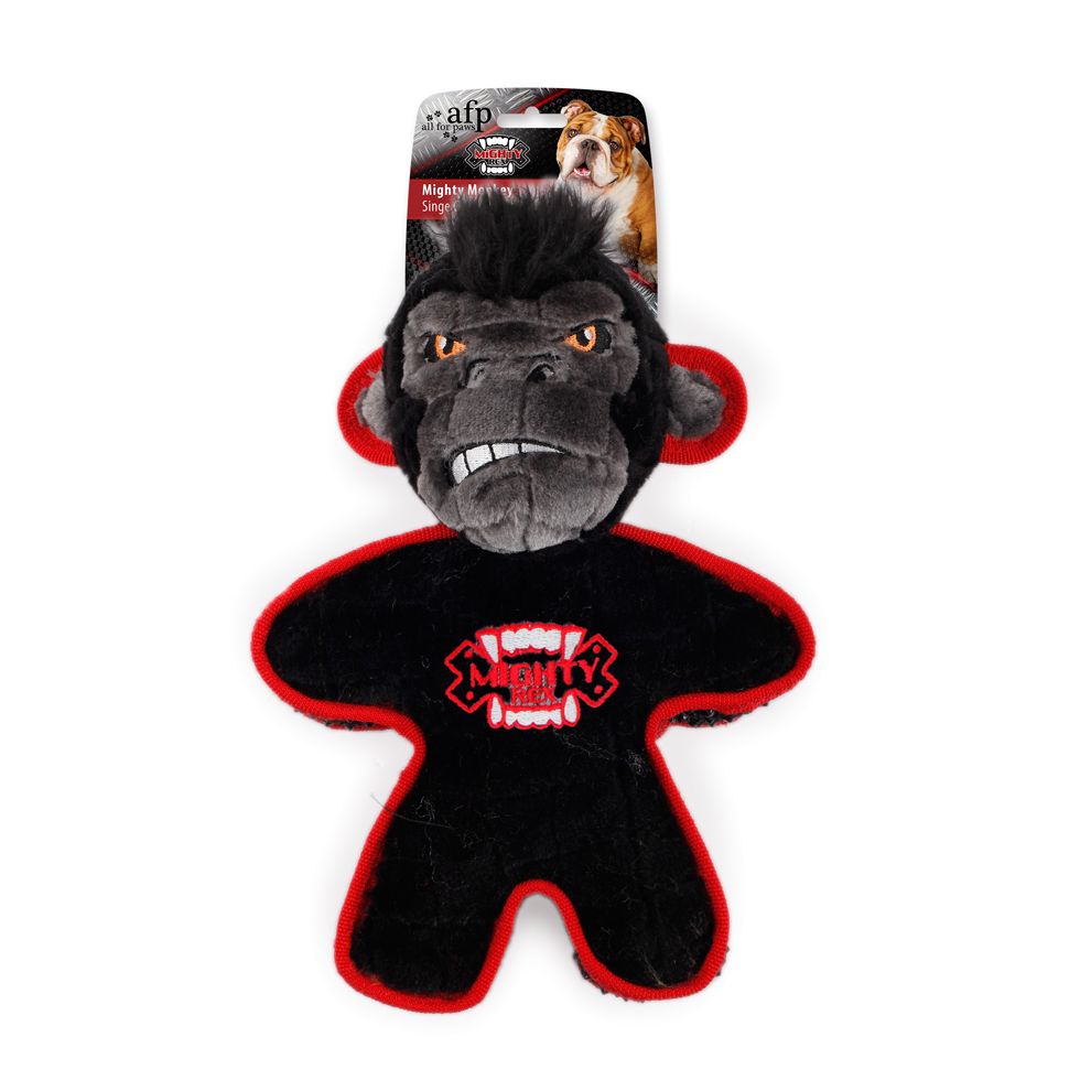AFP | Hundespielzeug | Mighty Rex-Mighty Monkey | Stofftier | besonders robust | mit Quietscher