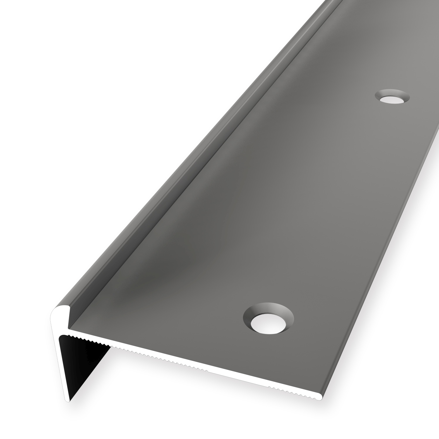 Perfil de borde de escalera 21 x 48 x 2500 mm, perfil angular de aluminio, varias versiones, Küberit