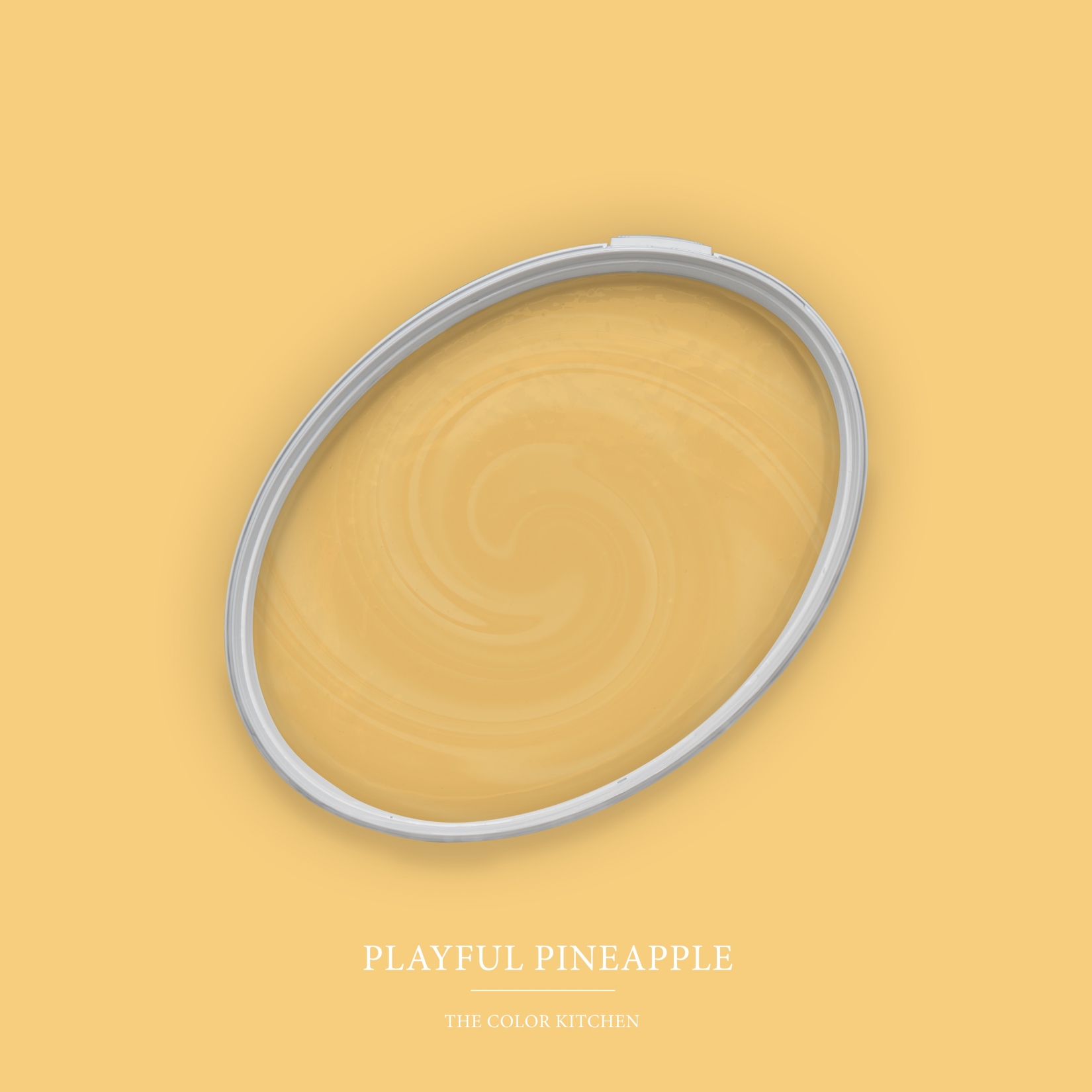 Wandfarbe Gelb matt | The Color Kitchen Playful Pineapple | Exklusive Innendispersion Hohe Deckkraft