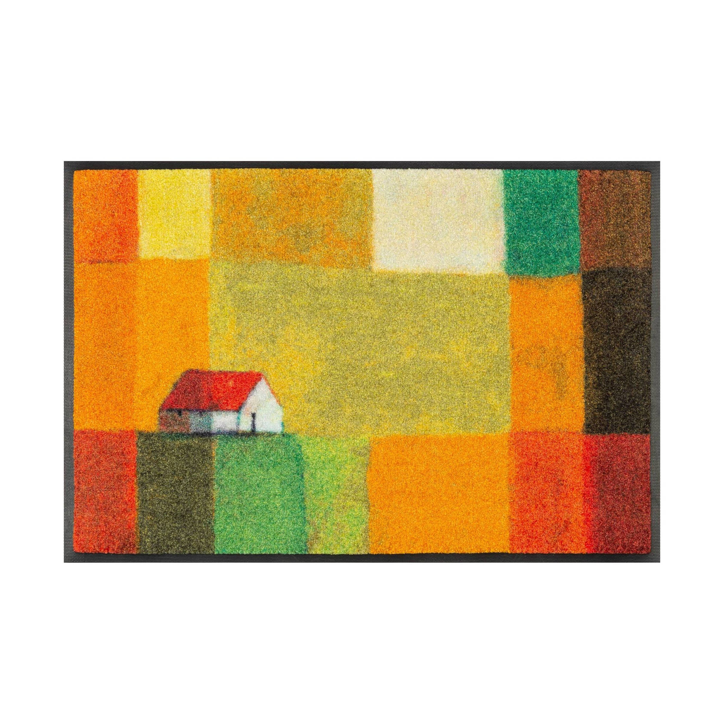 Fußmatte Graszauber Schmutzfangmatte waschbar verschiedene Größen Floornovo Trend Design