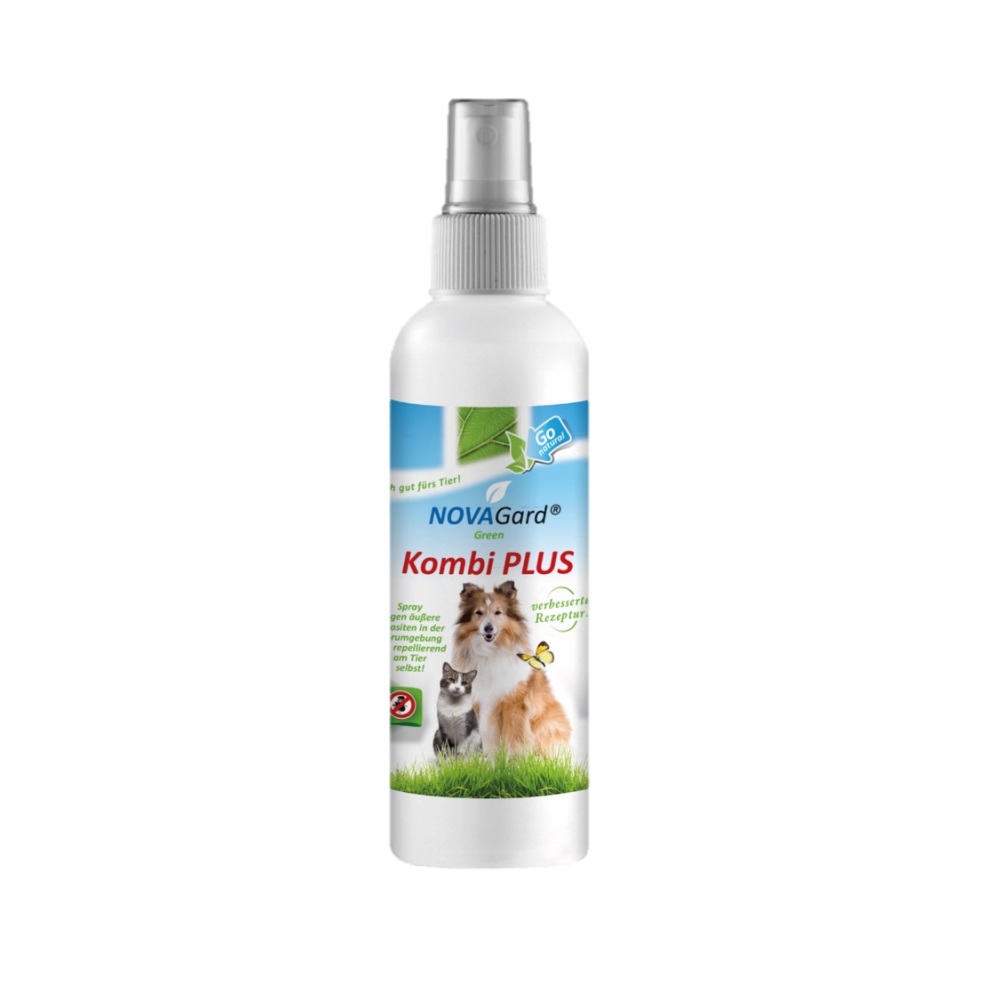 Canina | NovaGard Green | Kombi Plus | Ungezieferbekämpfung | 200ml Sprühflasche | Flöhe & Milben