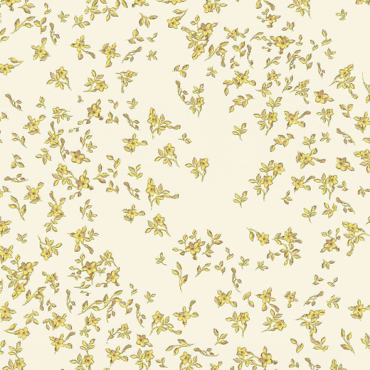 Design Tapete Versace 4 | No. 10226 | Vliestapete Blumenoptik | 0.70 m x 10.05 m | Gold