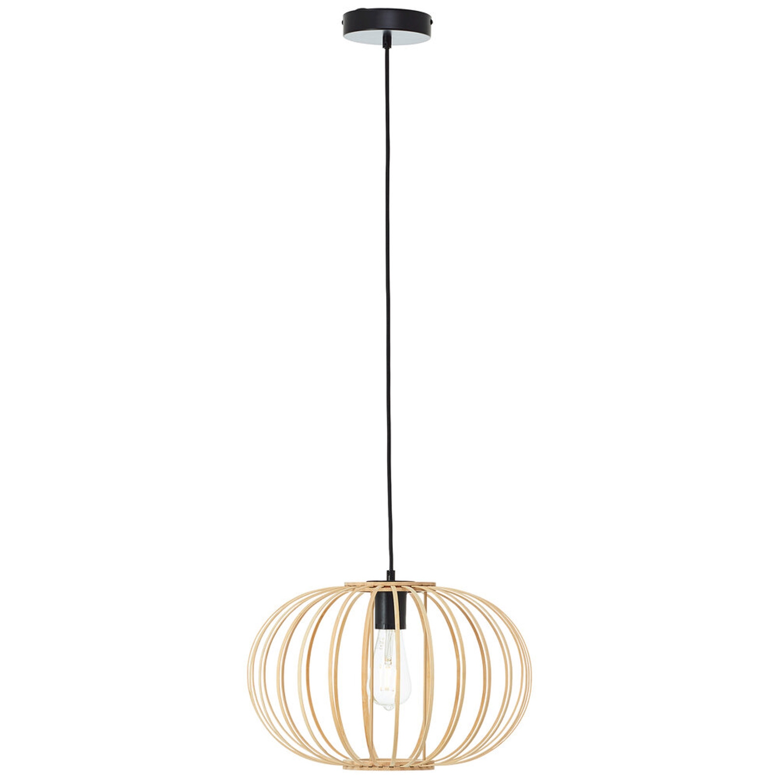 Pendelleuchte 120 x 40 cm Braun Metall Pendellampe Zylindrisch Harmonisch