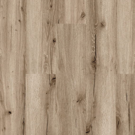 Sol vinyle PVC DESIGN 555 Wooden Styles 1524 x 228 x 7 mm Vinyle à clipser Bois Chêne Marron