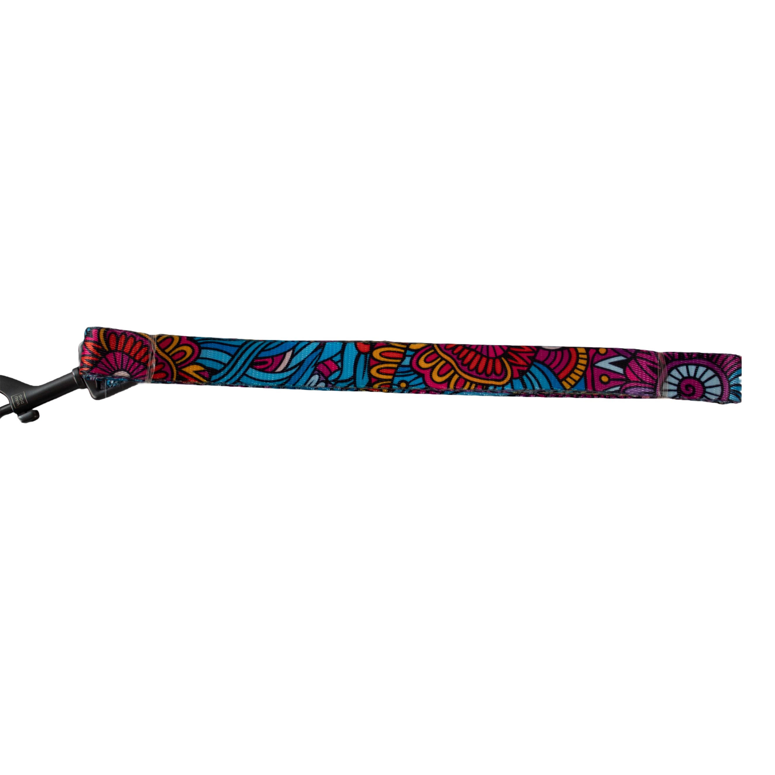 WAUDOG | Hundeleine Summer | Bunt | 122 cm Länge | Nylongewebe | verschleißfest