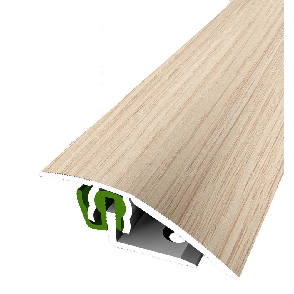 Küberit 786 FCS-718  | Barre de seuil striée pour parquet | Largeur:51 mm | Épaisseur:3-23 mm