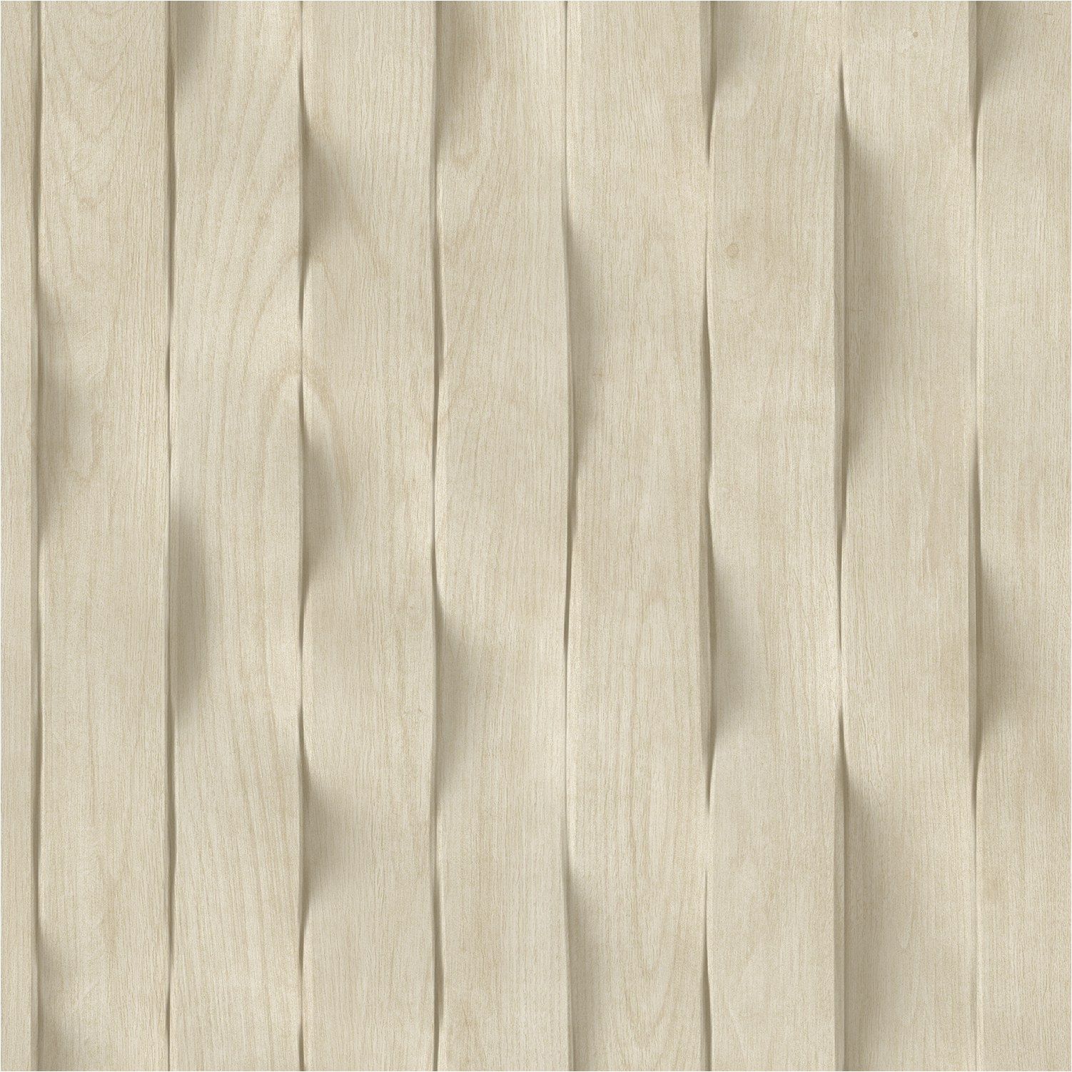 Vliestapete M75607 Brut Beige Holzoptik, Holzplanken Vlies 0.53 x 10.05 m Ugépa