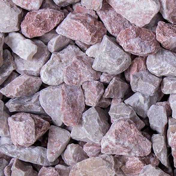 Grava de mármol Alazana Splitt Premium de 12-16 mm, piedra natural marrón beige para jardín GSH