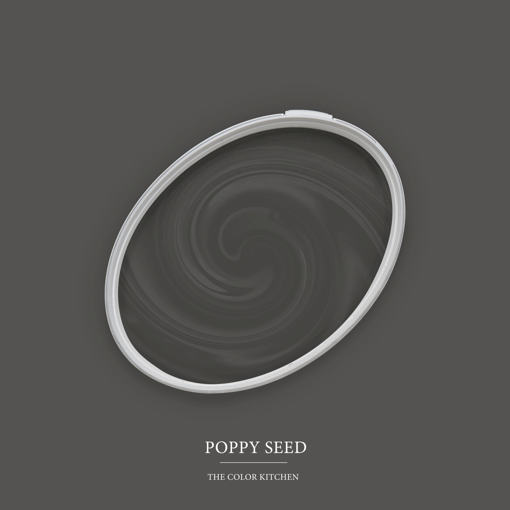 Wandfarbe Grau matt | The Color Kitchen Poppy Seed | Exklusive Innendispersion Hohe Farbintensität