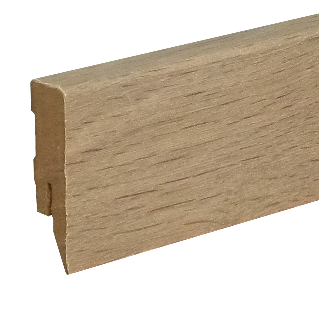 Sockelleiste / Fußleiste / Bodenleiste Lecco-91 (73261) | 16 x 58 x 2500 mm | Eiche Rift