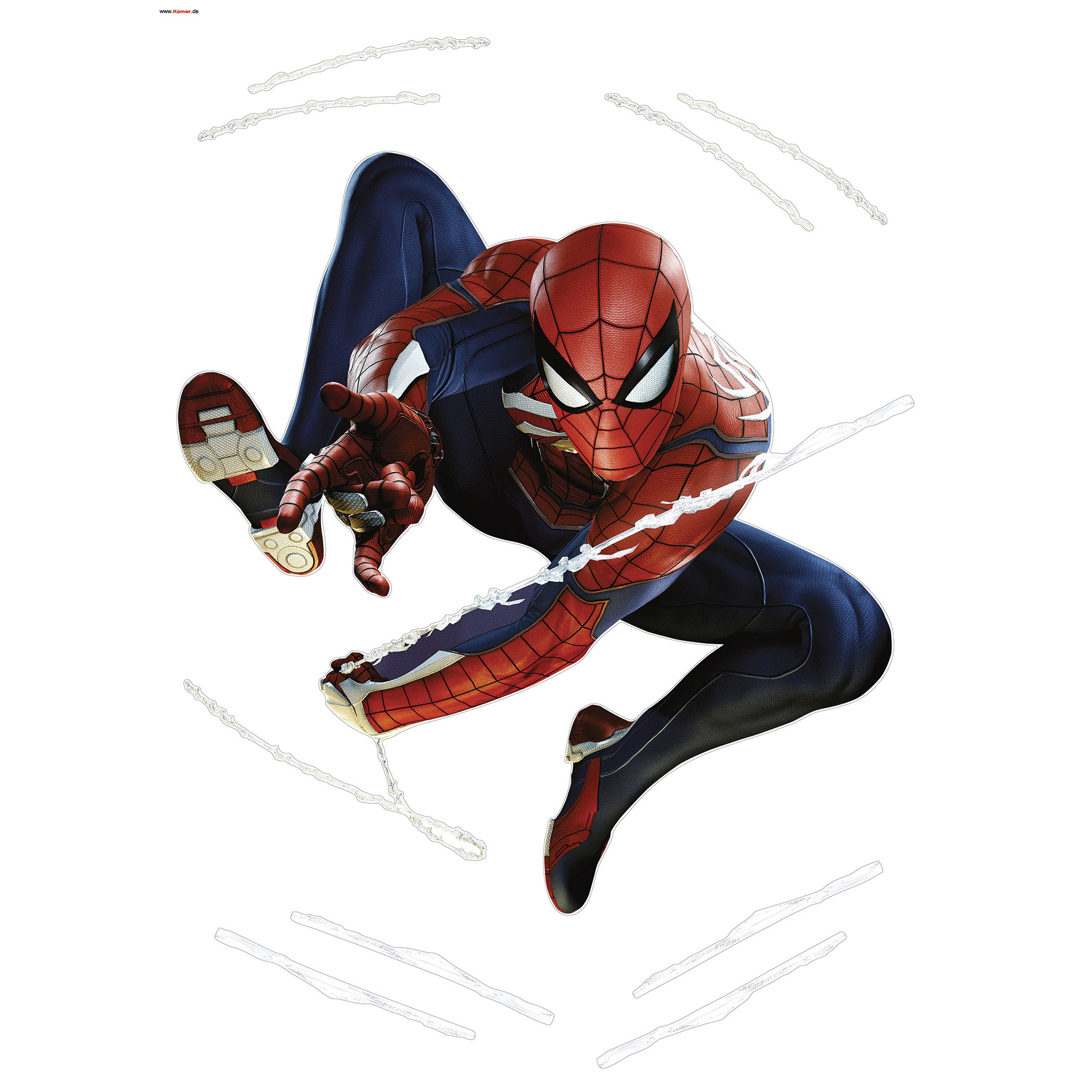 Komar Wandtattoo - Marvel Spider-Man Night - 70 x 50 cm - Wandsticker Selbstklebend