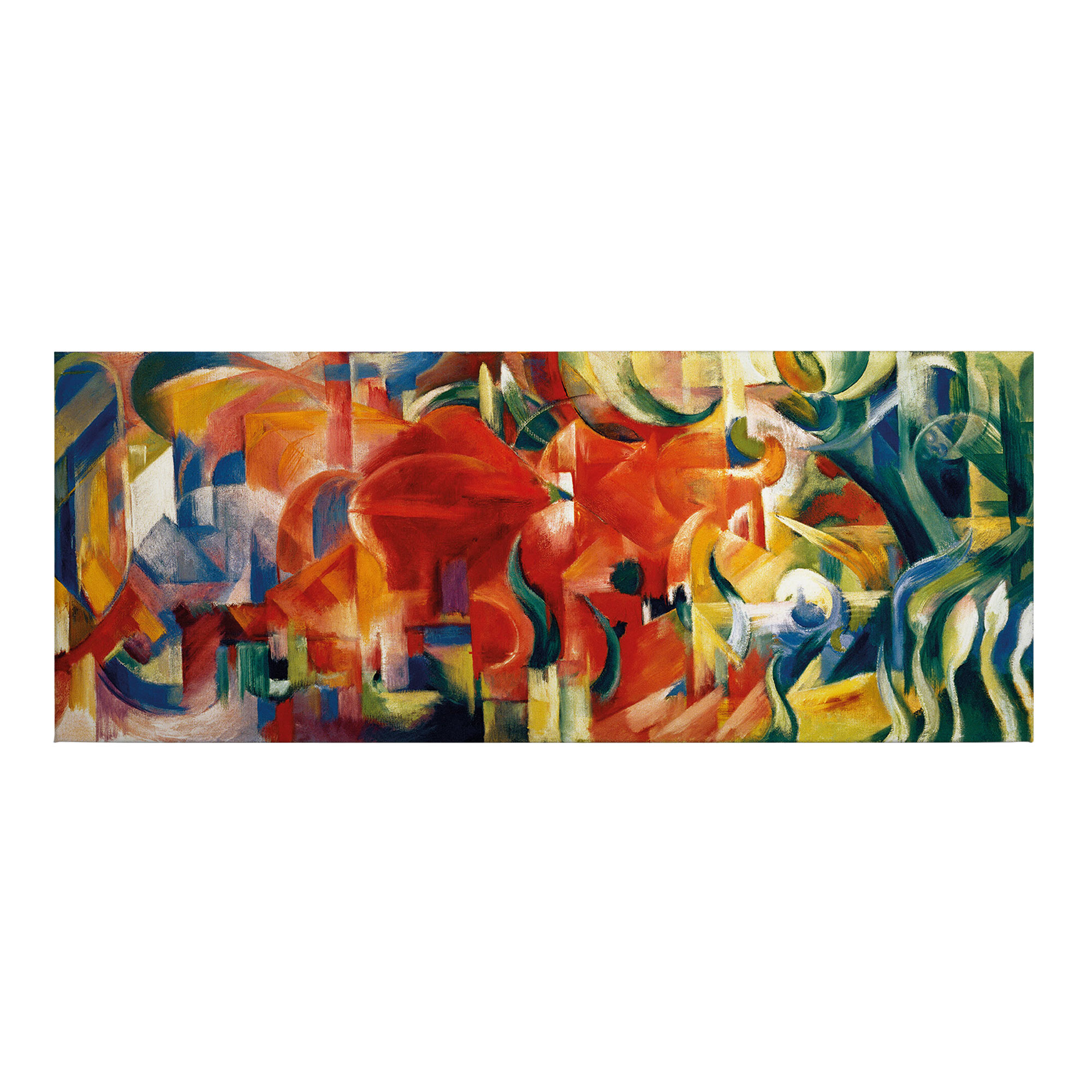 Tadessi Leinwandbild Abstrakt - 40 x 100 cm - M1-No.50483 - Keilrahmen in Bunt
