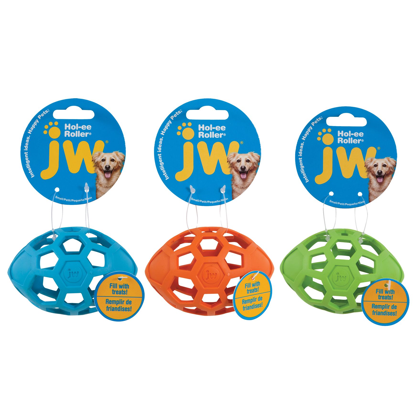 JW | Hundespielzeug | Hol-EE Roller Eiförmig | Kauspielzeug | versch. Größen | Robust | Langlebig