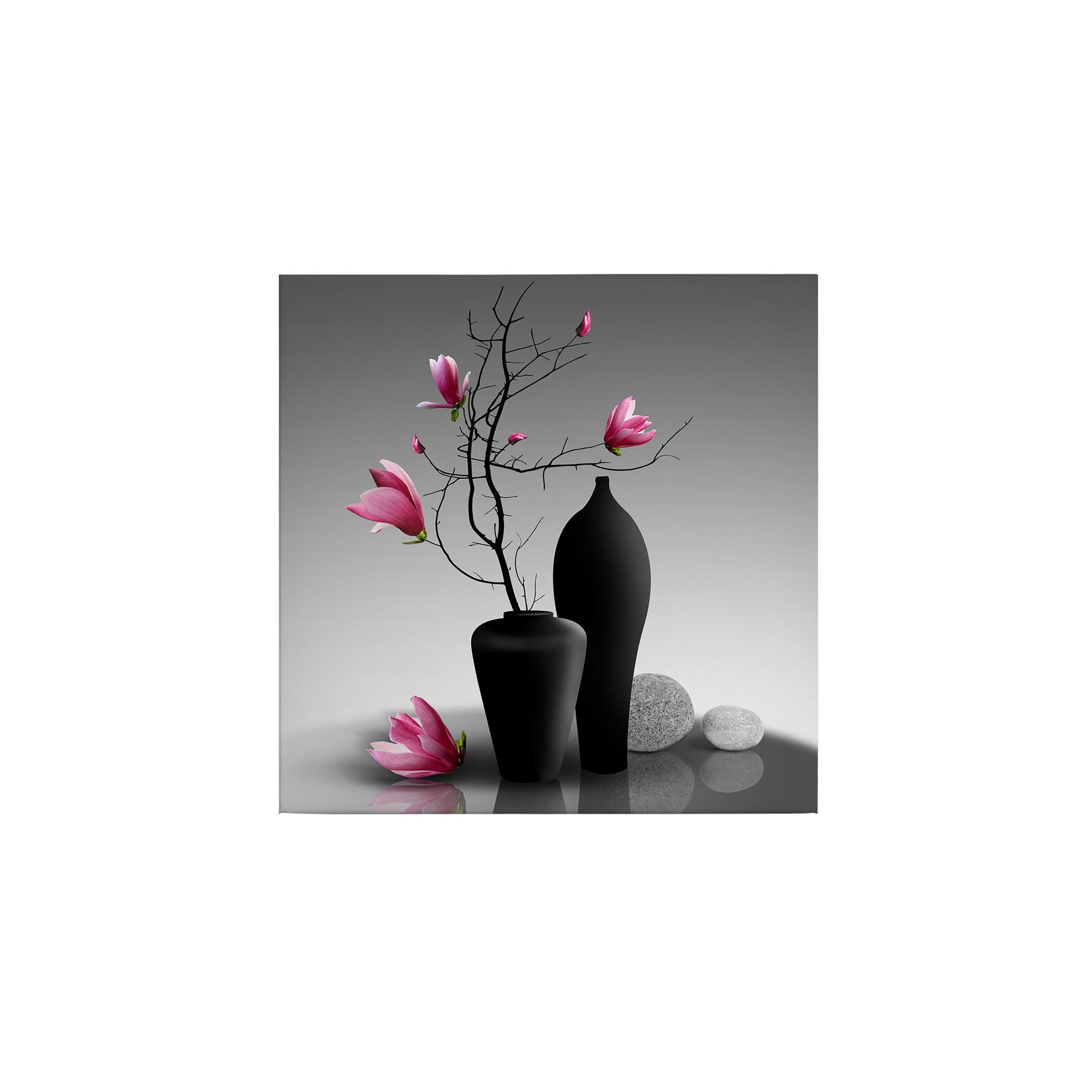 Tadessi Leinwandbild Natur - 50 x 50 cm - M1-No.50503 - Keilrahmen in Rosa