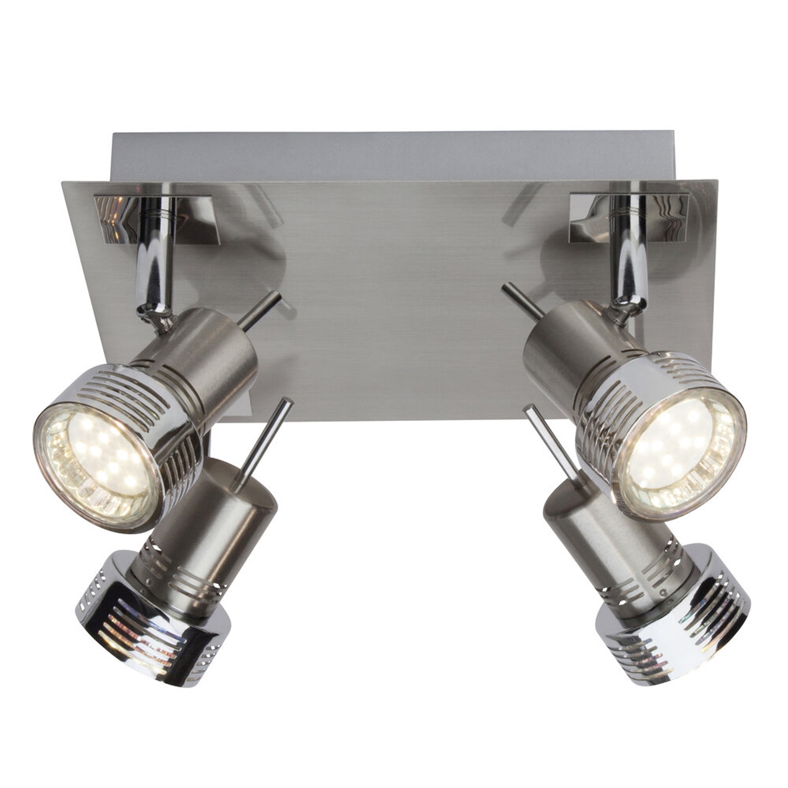 LED Deckenleuchte 10.5 x 22 x 5 cm Metallic Metall Deckenlampe Kegel Basic Lichtfarbe: Warmweiß