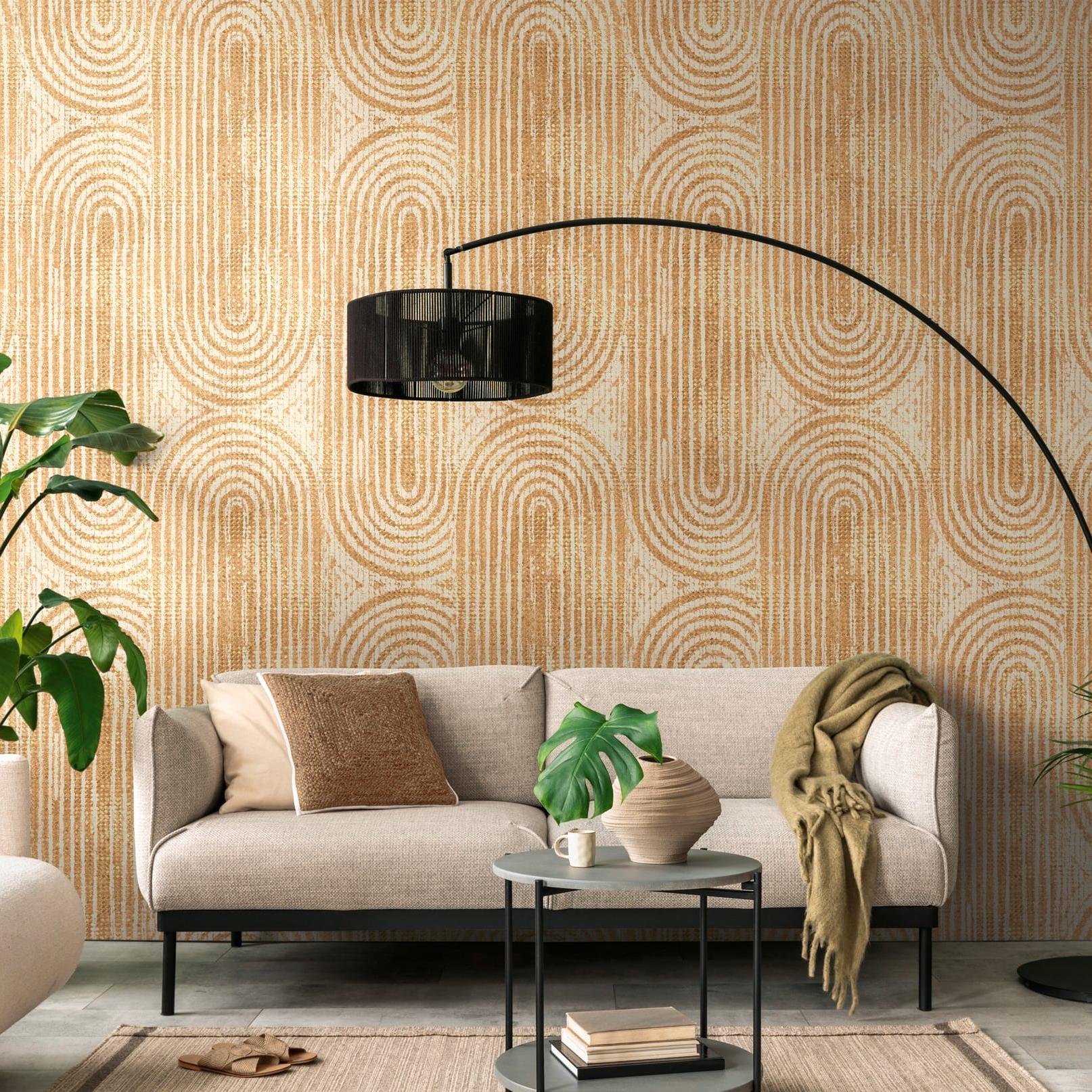 A.S. Creation Fototapete The Wall III 398681 Ein Motiv pro Rolle Abstrakt Orange Beige