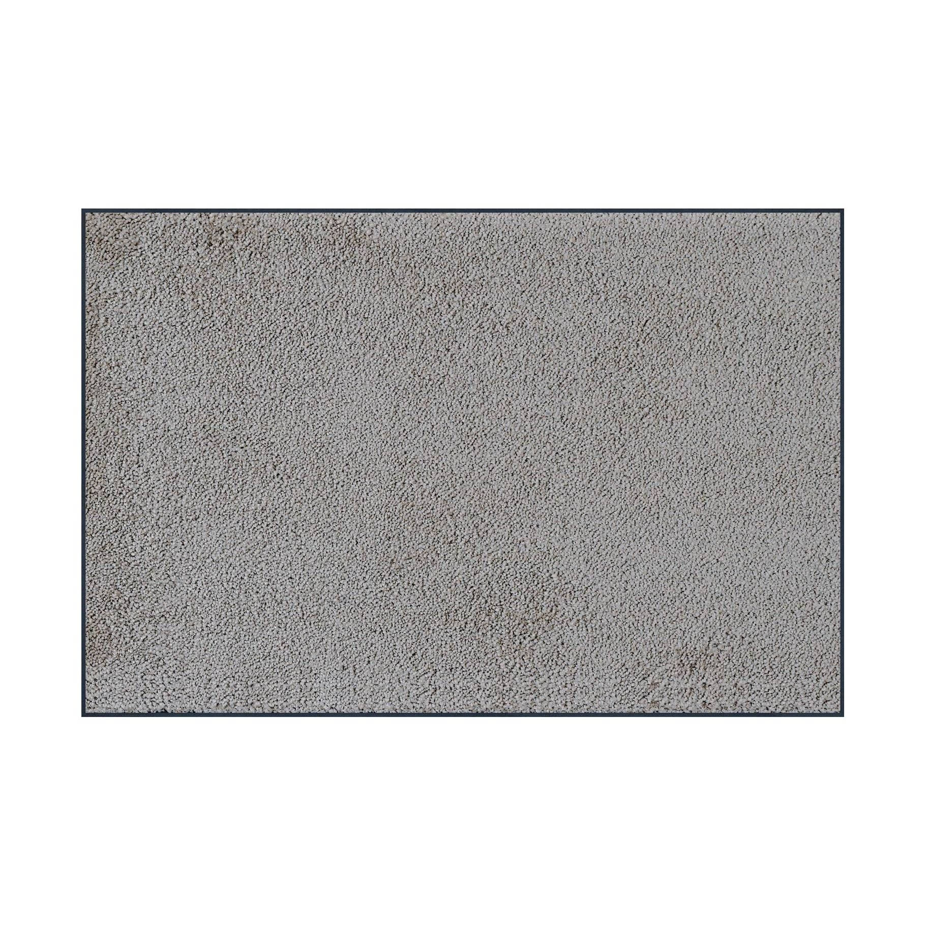 Fußmatte Eisgrau Schmutzfangmatte waschbar verschiedene Größen Floornovo Classic Decor & Uni Color