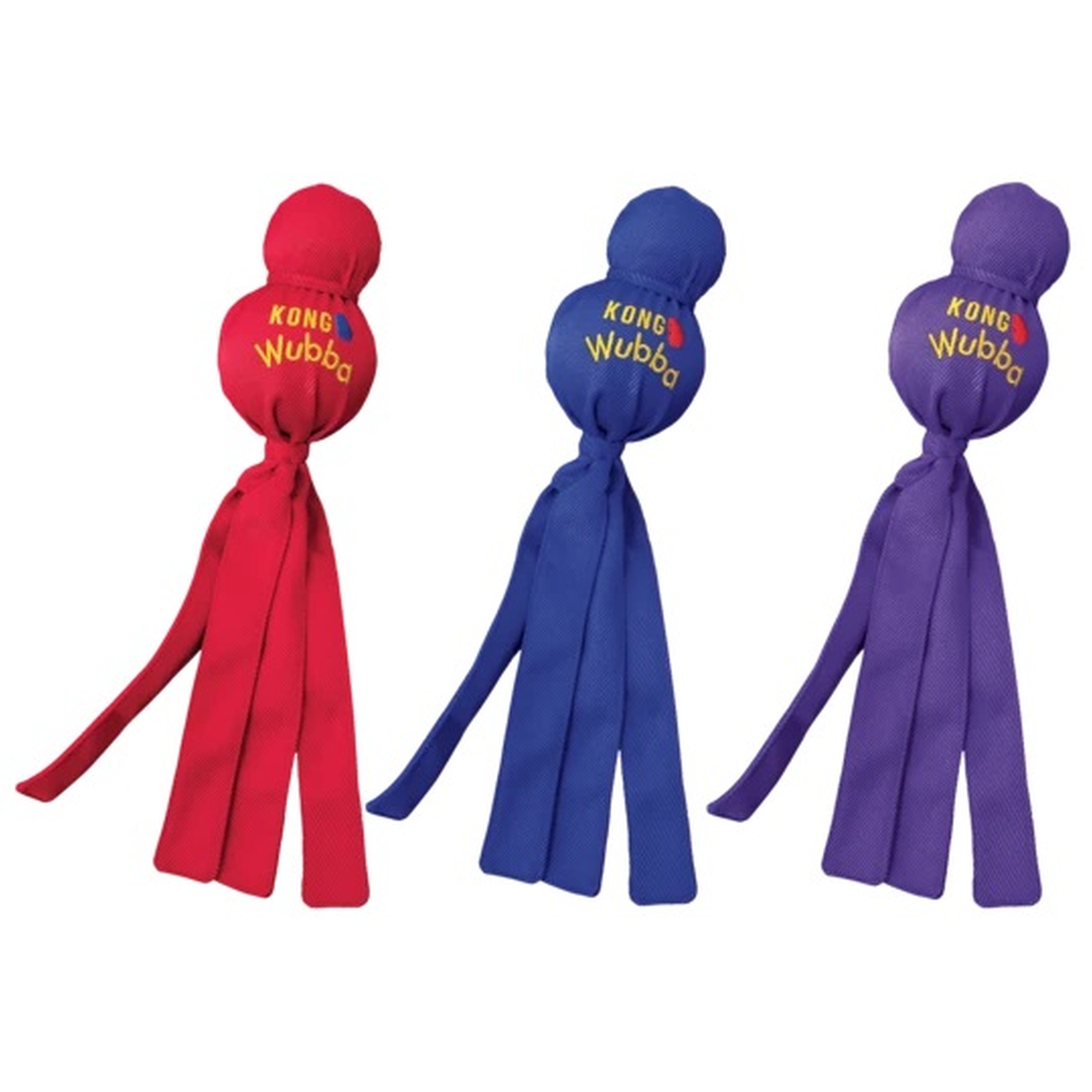 Hundespielzeug | Stoffball | Rassel | Wurfspielzeug | 24 cm | Rot | Violett | Fleece | S
