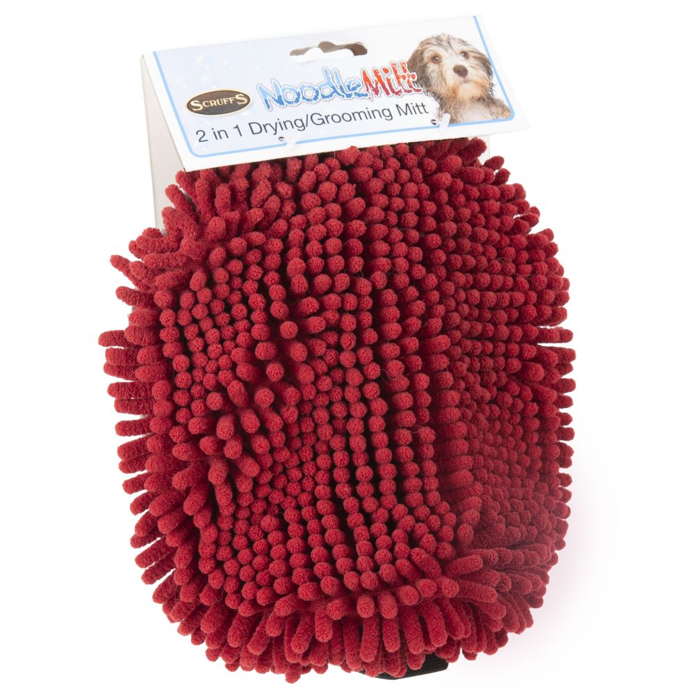Hundezubehör | Noodle Mitt Trockenhandschuh - versch. Farben