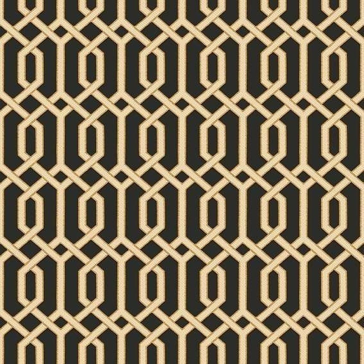 DesignID | Beaux Arts 2 | 220016 | Vliestapete | 3D Optik | 0.53 x 10.05 m | Schwarz