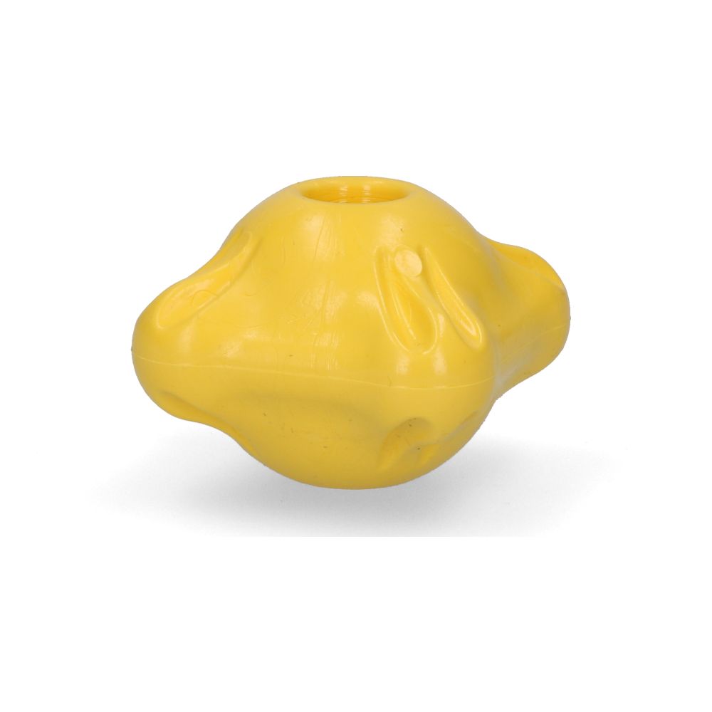 Hunde Spielzeug | Flex-n-Chew Squarble | Gelb | S | Maße:6 cm x 6 cm